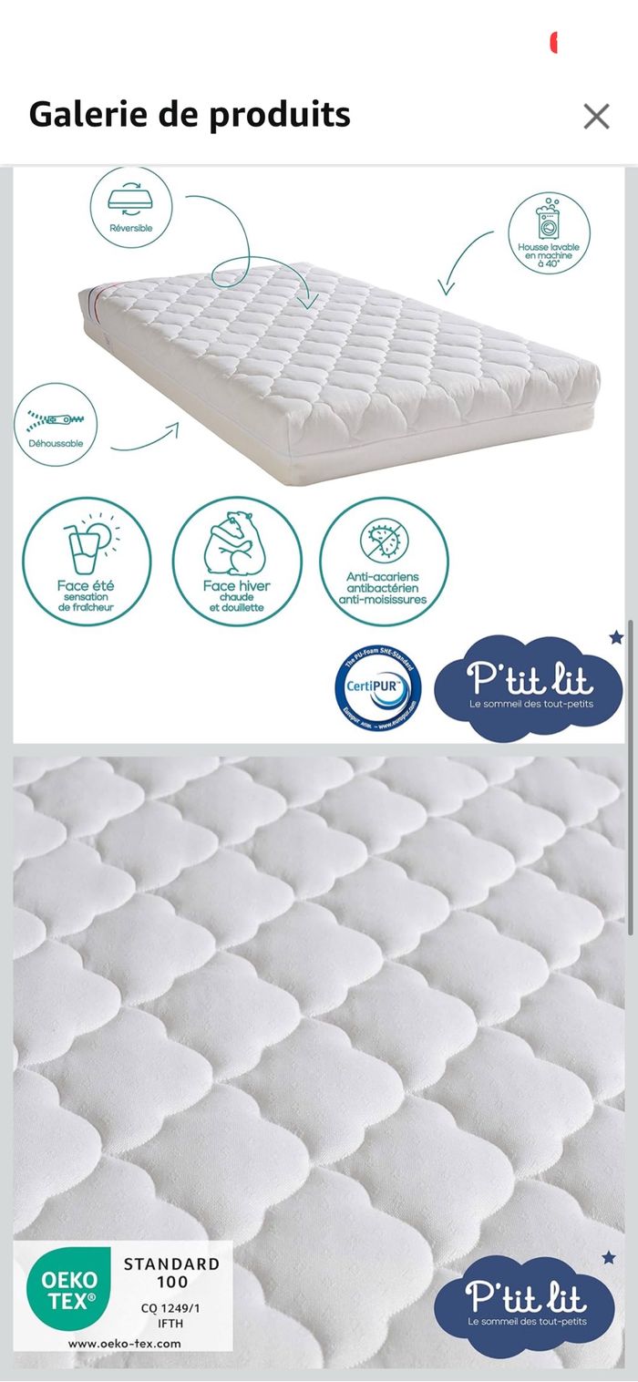 Lit + matelas bébé - photo numéro 4