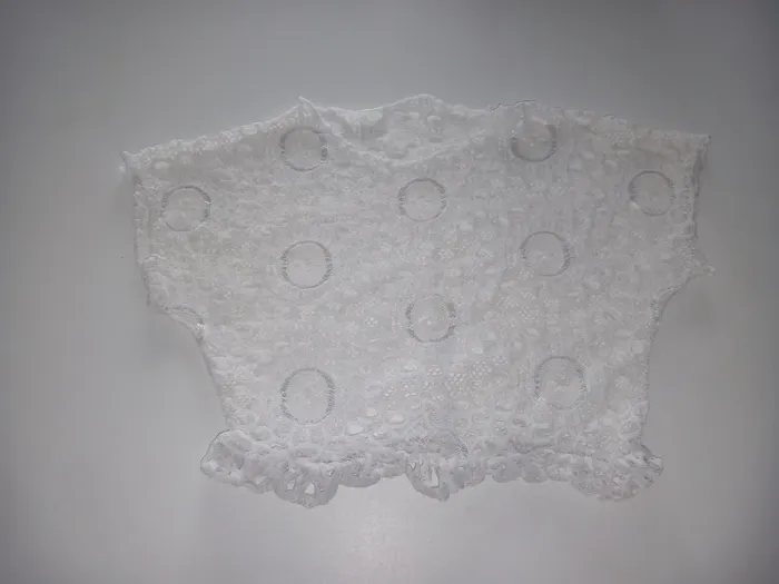 Crop top dentelle