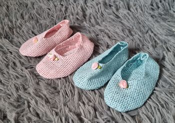 Lot chaussons décoratif