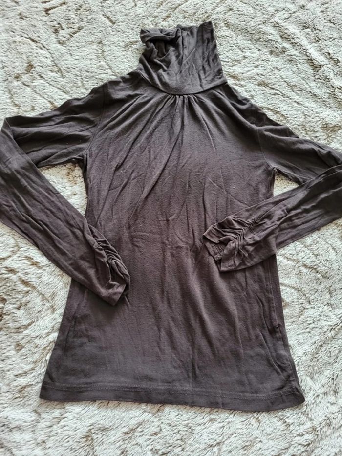 Sous pull col roulé marron 10 ans Caprice de filles
