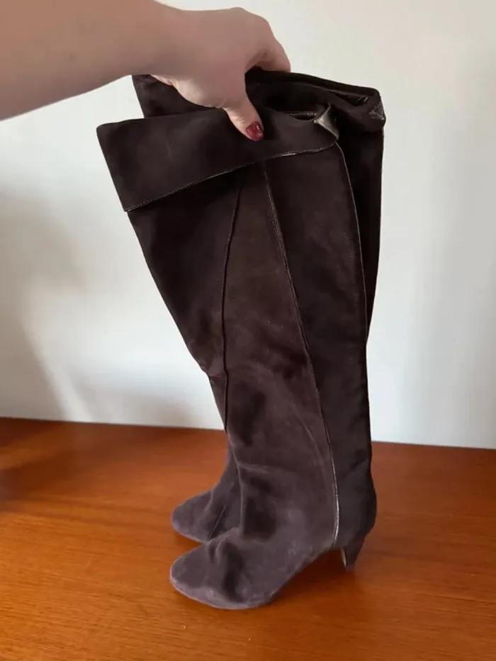 Bottes cavalière marron Diesel - photo numéro 3