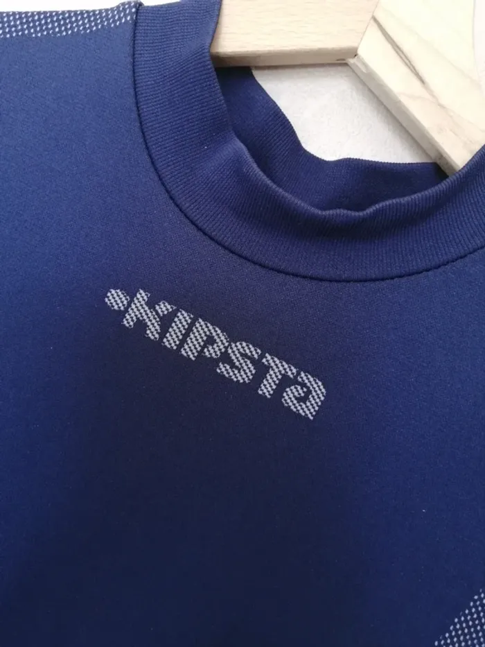 Maillot kipsta manches longues anti transpirant bleu XS - photo numéro 2