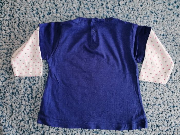 Tee-shirt fille taille 6 mois - photo numéro 2