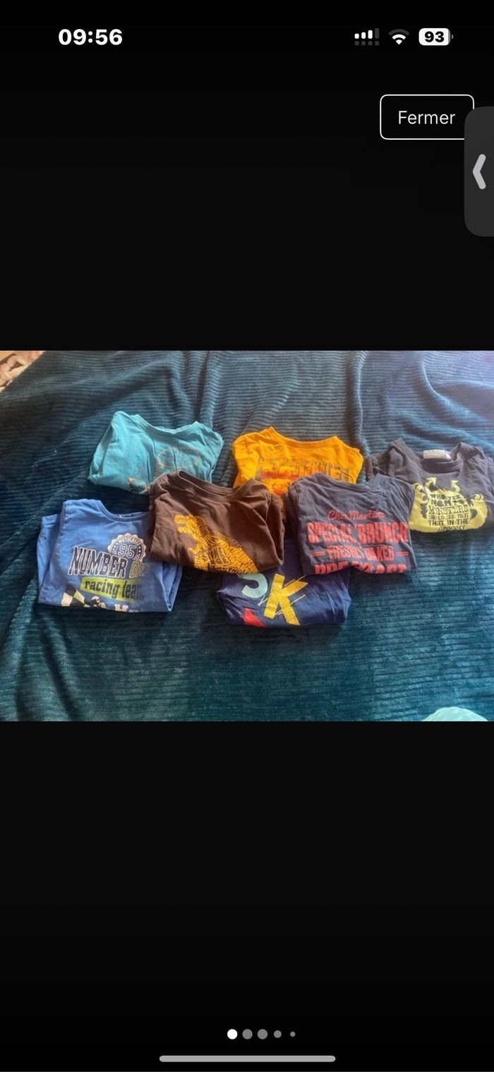 Lot tee shirts manches longues