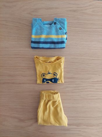 Ensemble habit Pat & Ripaton- 3 mois
