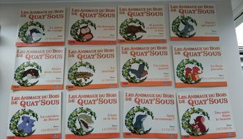 Lot livrets les animaux du bois de quat'sous 