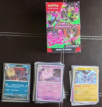 Lot de 48 cartes Pokémon Rev/Holo/Co/ Fable Nébuleuse  EV6.5 Fr