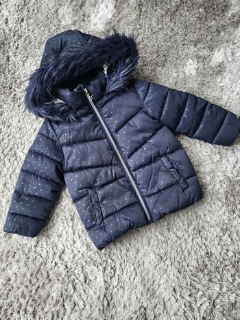 Veste chaude moumoute fille 4 ans