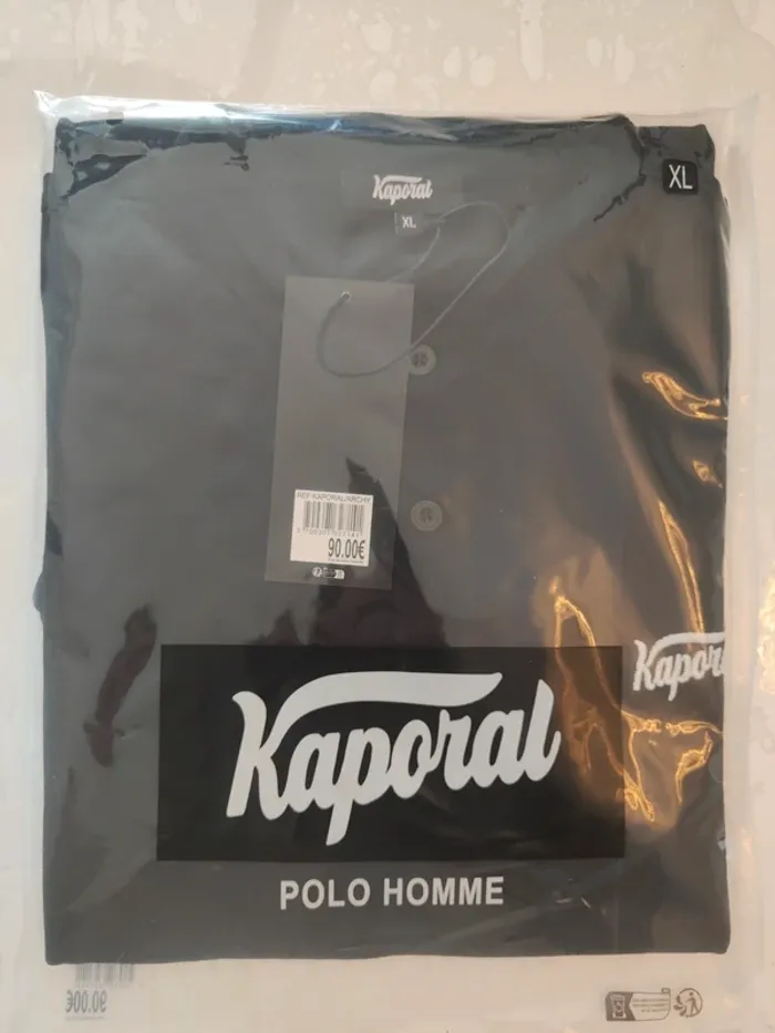 Polo homme Kaporal noir XL