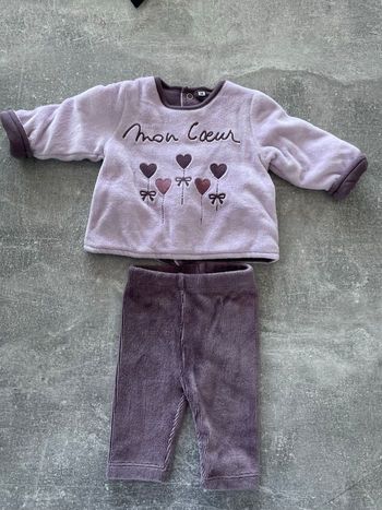 Ensemble fille taille 3 mois