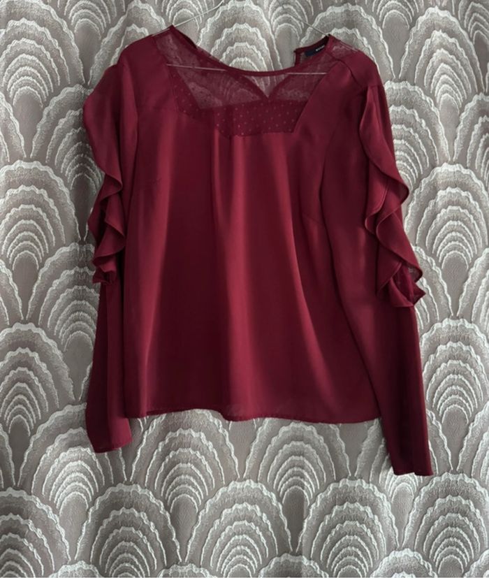 Blouse bordeaux