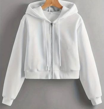 Sweat court à capuche