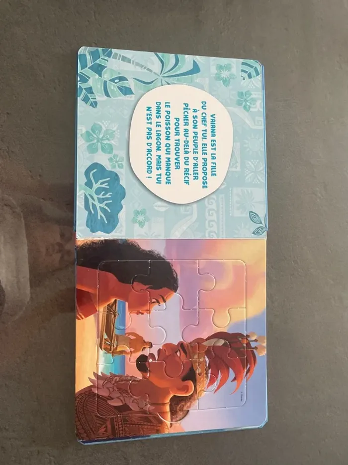 Livre puzzle vaiana - photo numéro 5