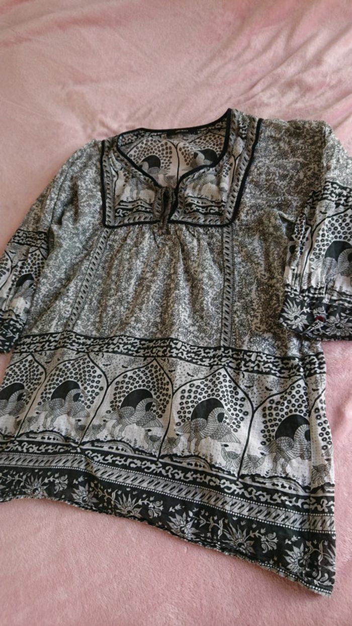 Tunique noir Vero Moda taille L - photo numéro 3