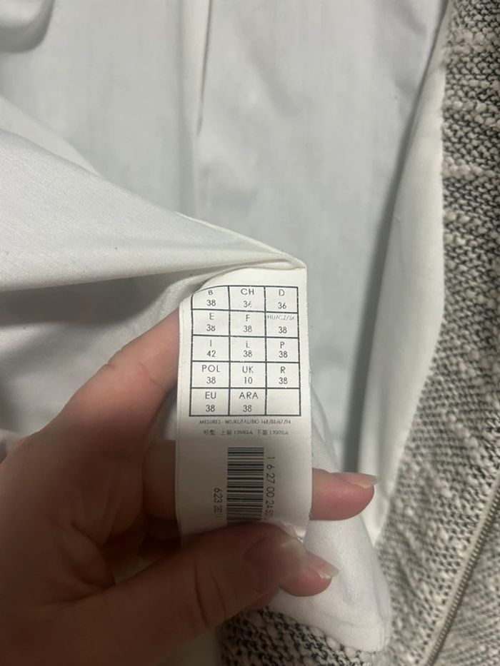 Jolie veste tissée • gris • effet tweed • Promod • Taille 38 • coton - photo numéro 7