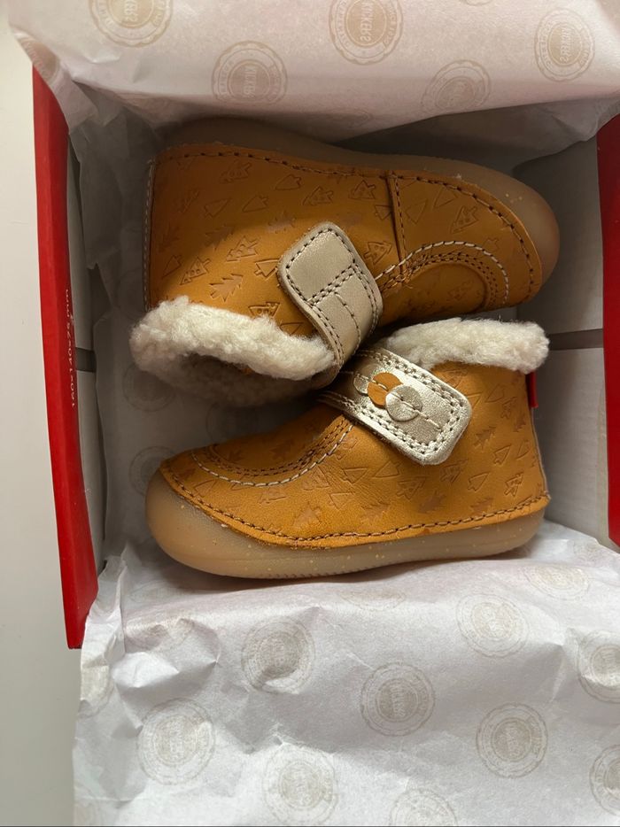 Bottine jaune or kickers - photo numéro 2