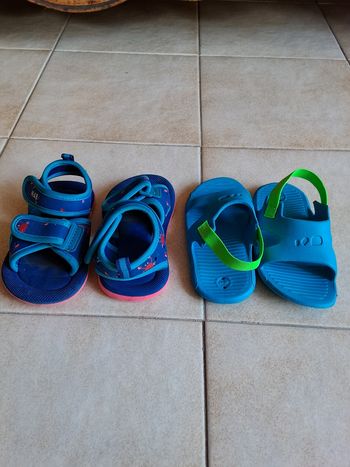 Lot sandales 23/24 Nabaiji neuves et parfait état