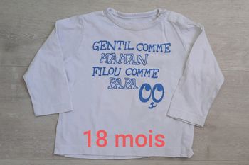 Haut manches longues - 18 mois