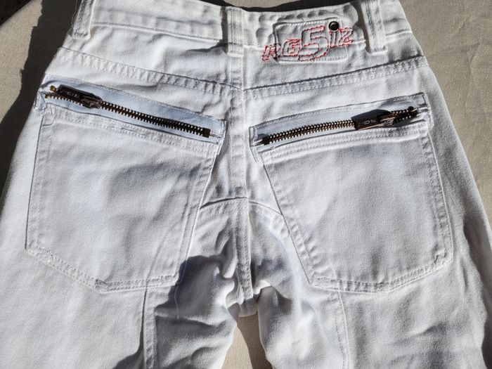 Pantalon blanc jambes larges RG512, taille S - photo numéro 10