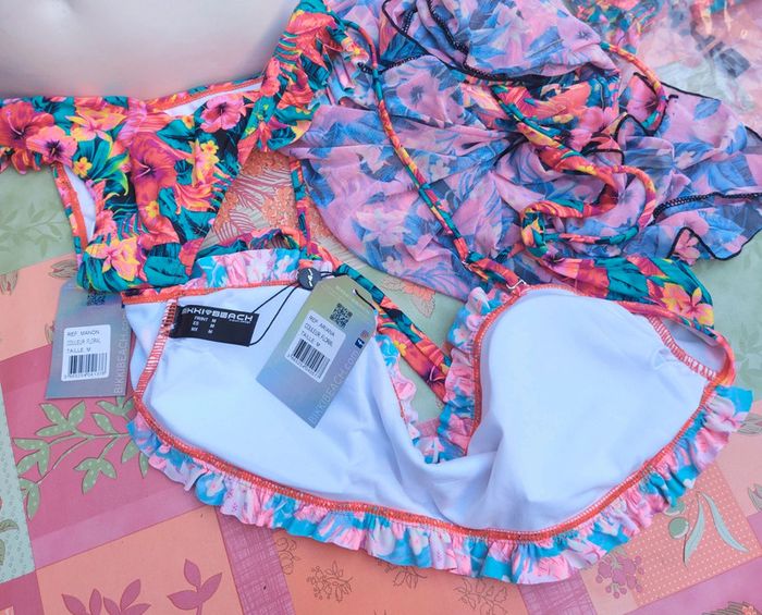 Magnifique maillot neuf 3 pièces taille M - photo numéro 4