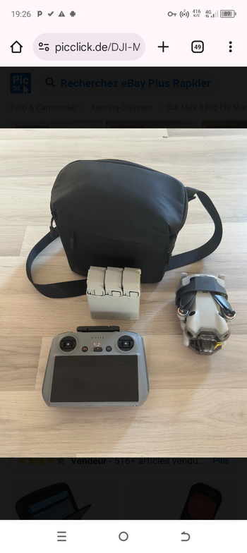 DJI Mini 4 Pro Fly More Combo Drohne (RC2)