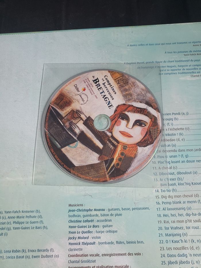 Livre et CD Comptines et berceuses de Bretagne - photo numéro 3