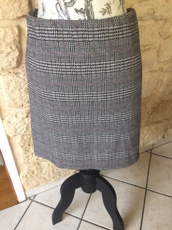 Jupe style pied de poule TXXL