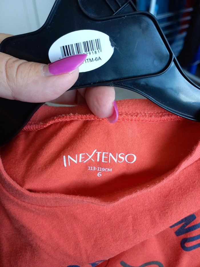 Tee-shirt manches courtes garçon orange - photo numéro 3