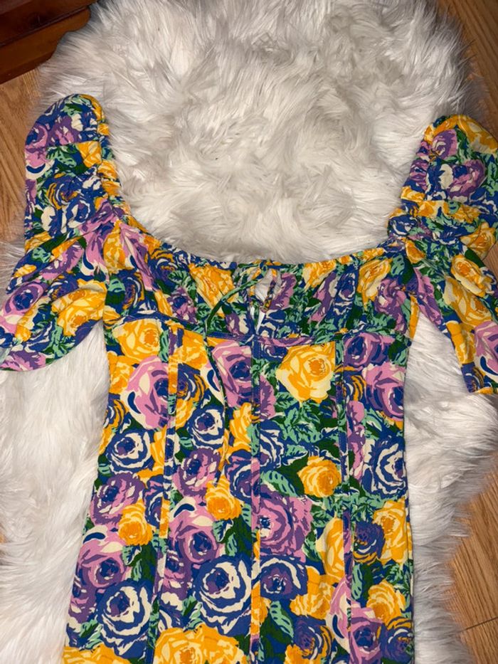 Robe fleuries Zara taille S - photo numéro 2