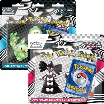 Duo Tripack Pokémon Foudre Noire et Flamme Blanche EV10.5 Symbios + Sidérella