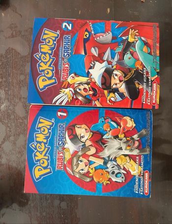 Manga pokemon Rubis et saphir tome 1 et 2