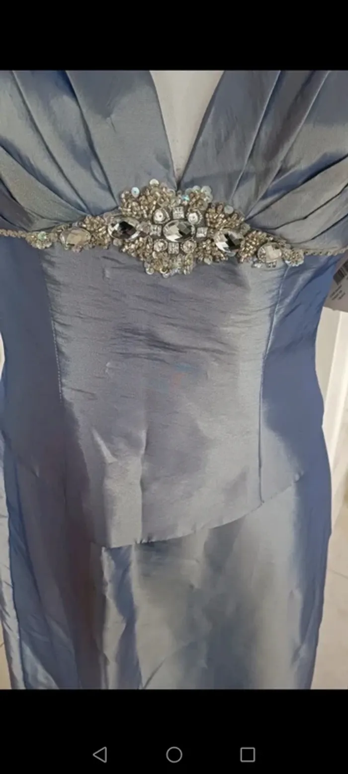 Robe de soirée manches courtes taille 38 - photo numéro 3