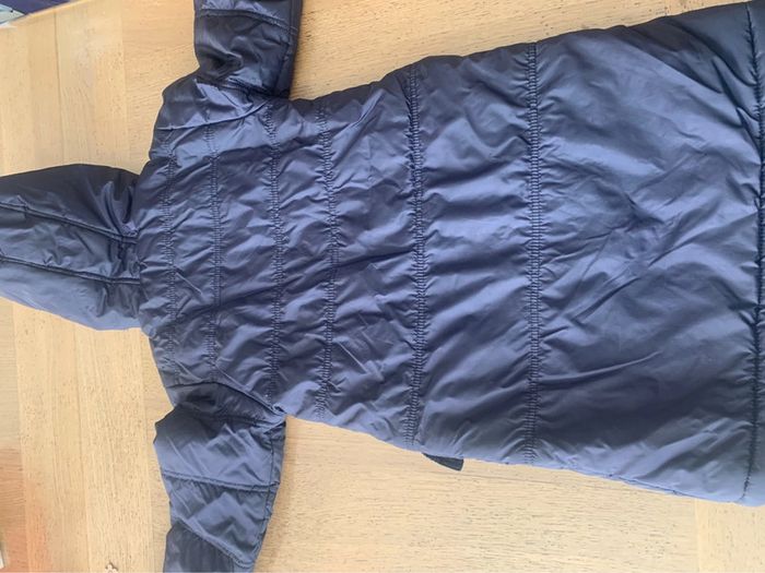 Manteau mi saison 7/8 ans bleu marine - photo numéro 4