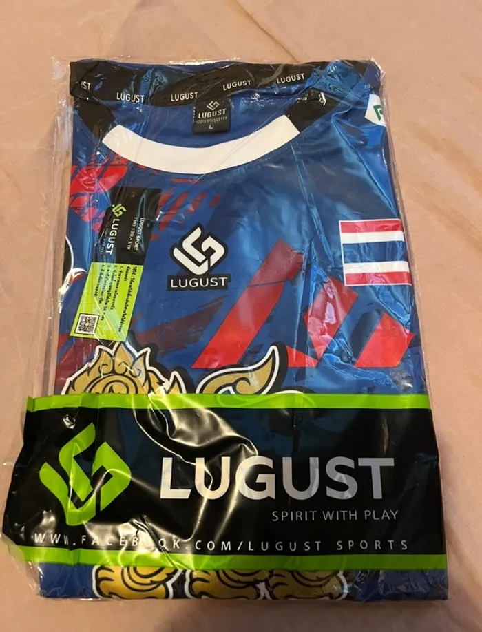 🔵 Maillot Thaïlandais 🇹🇭 SINGHA – bleu – taille L – neuf avec étiquette - photo numéro 3