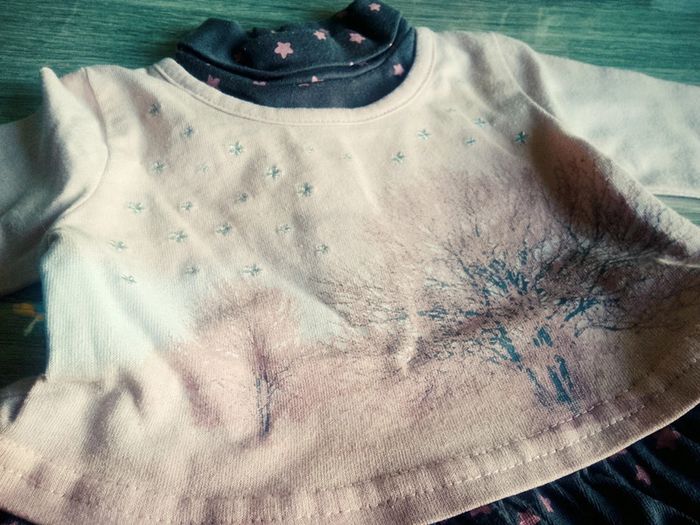 Robe rose et gris - photo numéro 3