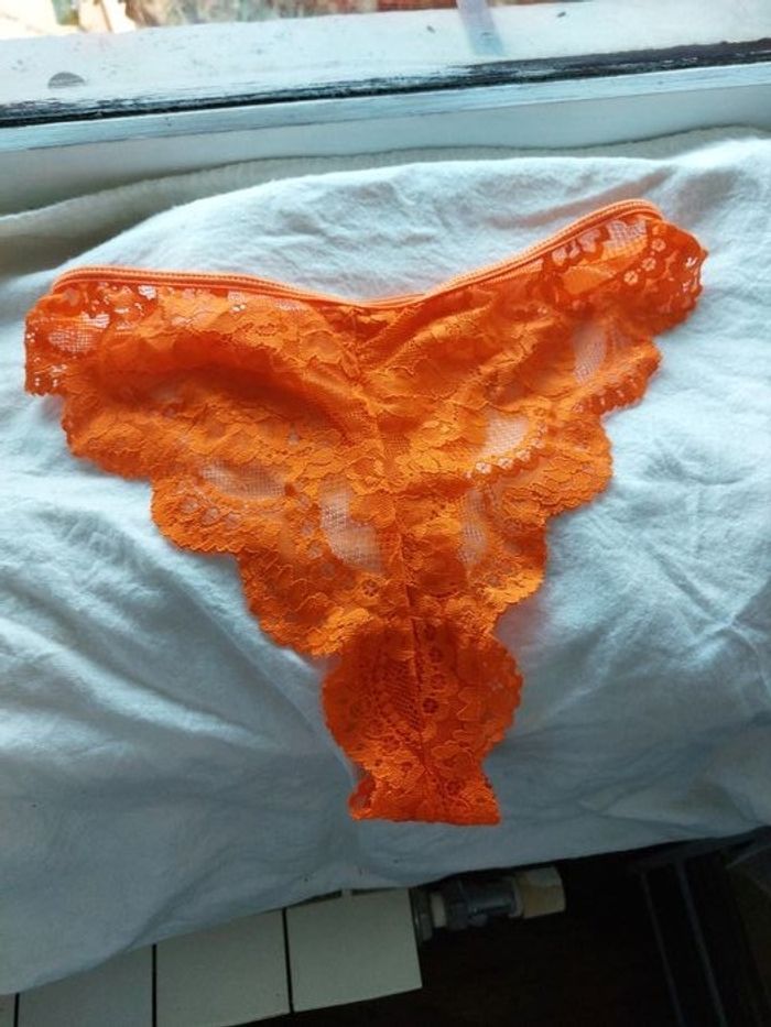 String dentelle Corail - photo numéro 2