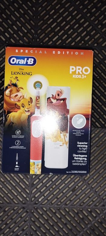 Brosse a dent électrique enfant roi lion 