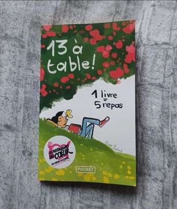 Livre " 13 à Table ! " Édition 2024 - des Restos du Cœur 🌺🫶