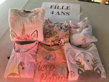 Lot pyjama fille 4 ans