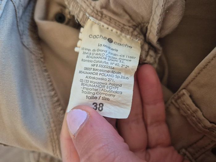 Pantalon camel cache-cache 38 - photo numéro 8