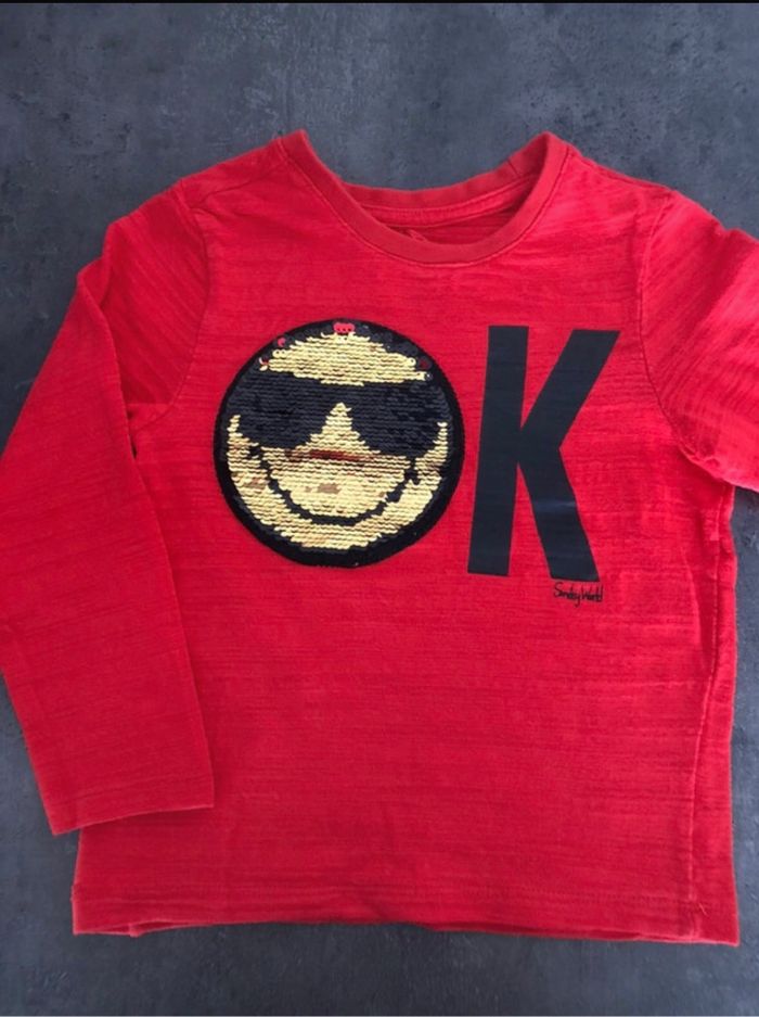 Pull Smiley 4 ans