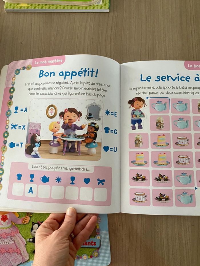 Lot de livres cahier d’activités ptite fille Fleurus - photo numéro 5