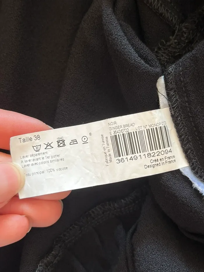 Robe noire fluide Monoprix - photo numéro 6