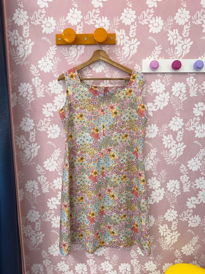 Robe vintage à fleurs 70 - photo numéro 4