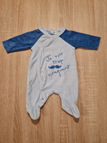 Pijama bleu Prends ton Pouce taille 00m