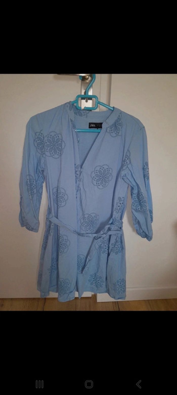Robe bleu zara