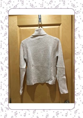 Pull col roulé beige camaïeu