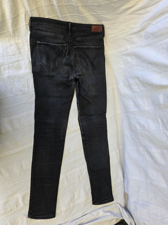 Pantalon noir taille haute Hollister - photo numéro 2