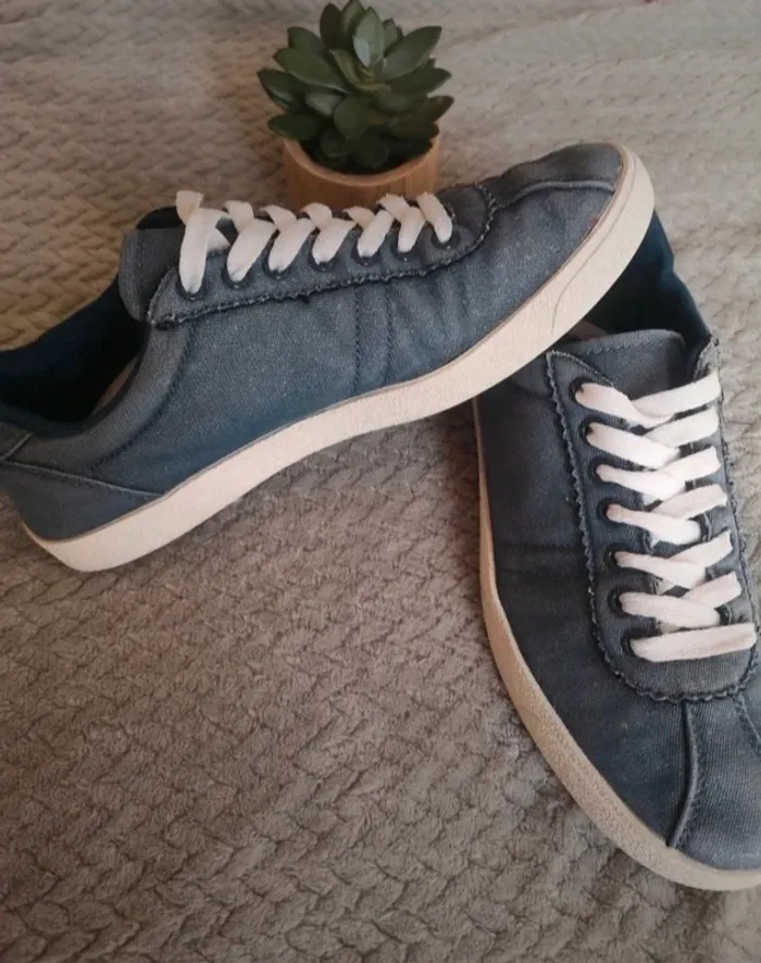 Baskets femme Creeks bleu jean taille 40 - photo numéro 3