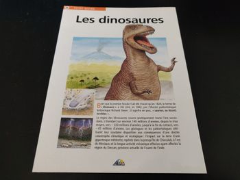 Livret Guide enfant - les dinosaures
